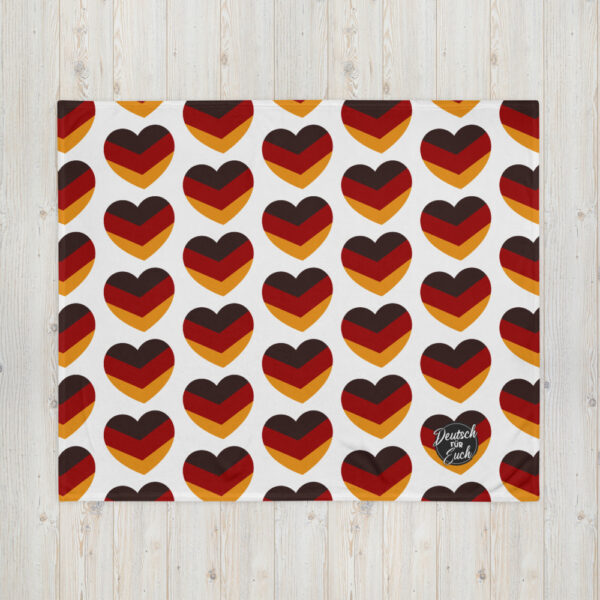 Das Heart Throw Blanket – Bild 2
